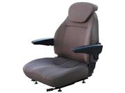  Premium High-Back Seat with Brown Fabric